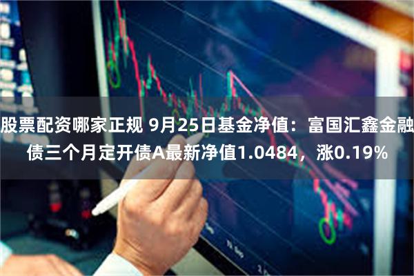 股票配资哪家正规 9月25日基金净值：富国汇鑫金融债三个月定开债A最新净值1.0484，涨0.19%