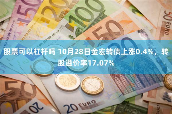 股票可以杠杆吗 10月28日金宏转债上涨0.4%，转股溢价率17.07%