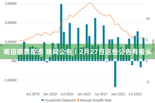 莆田股票配资 晚间公告丨2月27日这些公告有看头