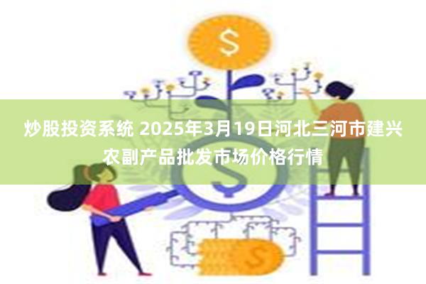 炒股投资系统 2025年3月19日河北三河市建兴农副产品批发市场价格行情